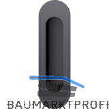 FSB Schiebet�rmuschel 42 4250 oval offen, Aluminium schwarz matt