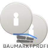 FSB Buntbartrosette rund 12 1735 00002 ASL, Aluminium silber eloxiert