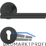 FSB Dr�ckergarnitur 10 1035 fl�chenb�ndig PZ, 38 - 42, Aluminium schwarz