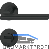 FSB Dr�ckergarnitur 10 1035 fl�chenb�ndig WC, 38 - 42, Aluminium schwarz