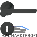 FSB Dr�ckergarnitur 10 1021 fl�chenb�ndig BB, 38 - 42, schwarz matt