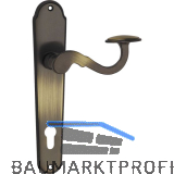 MARCHESI FH Dr�ckergarnitur POSTHORN - auf Schild PZ 88, Messing patiniert