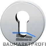 FSB Zylinderrosette rund 12 1735 01510 AGL, Edelstahl matt