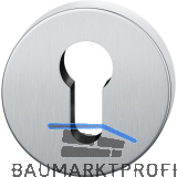 FSB FH-Zylinderrosette rund 17 1735 01110, Edelstahl matt