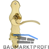 MARCHESI FH Dr�ckergarnitur L�FFELFORM - auf Schild WC 90, Messing poliert