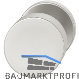 FSB T�rknopf 23 0829 03400 ASL/AGL fest auf Rosette, Aluminium silber eloxiert