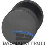 FSB T�rknopf 23 0829 03400 ASL/AGL fest auf Rosette, Aluminium schwarz matt