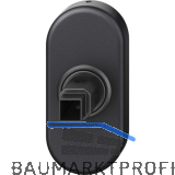 FSB Fenstergriff Adapter-Rosette oval, Aluminium schwarz matt