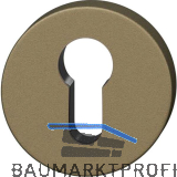 FSB Zylinderrosette rund 17 1735 01510 AGL, Aluminium mittelbronzefarbig