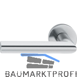 FSB Haust�rhalbgarnitur 70 1076 links, runde Rosette, Edelstahl matt