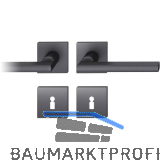 FSB Dr�ckergarnitur 12 1035 ASL auf Rosette eckig BB, schwarz matt