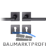 FSB Dr�ckergarnitur 12 1035 ASL auf Rosette eckig PZ, schwarz matt