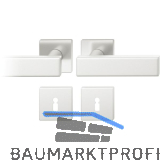 FSB Dr�ckergarnitur 12 1003 ASL auf Rosette eckig BB, silber eloxiert
