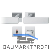 FSB Dr�ckergarnitur 12 1003 ASL auf Rosette eckig WC, Edelstahl matt