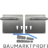 Dr�ckergarnitur GEOS - f�r M�llraumt�ren auf Breitschild