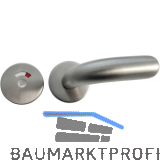 Dr�ckergarnitur GEOS mit WC-Garnitur barrierefrei, Griffl�nge 140 mm, Edelstahl