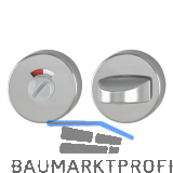 HOPPE WC - Rosette � 53, H�he 9, inkl. VK-Stift 5 x 65 mm, Edelstahl - Effekt