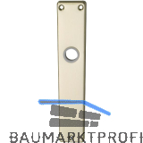 Langschild EUROPA, ungelocht, neusilber eloxiert