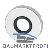 Dr�ckerrosette SCH Line 50 mm, Ansatz 18 mm, silber eloxiert