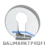 SCH-LINE Zylinderrosette PZ, U-/L-Form, � 50 mm, H�he 7 mm, silber eloxiert