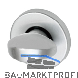 WC - Rosette SCH Line, L/U - Form � 50 mm, silber eloxiert