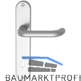 Dr�ckergarnitur SCH U - Form - auf Schild BB 90, 38 - 43, silber eloxiert