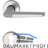 Dr�ckergarnitur EUROPA - auf Rosette PZ, 38 - 42, silber eloxiert