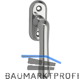 GRUNDMANN Fenstergriff ELEGANT 504H - sichtbar geschraubt, 7x35, Alu poliert