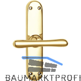 GRUNDMANN Fenstertrieb ELEGANT 520 - gerade, ohne VK, Messing pol