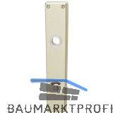 Langschild WG 2000, WC 90, f. Not�ffner, Alu neusilber eloxiert