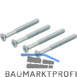 HOPPE Schrauben-Set zu Hebeschiebegarnituren Griff/Muschel, TS 90 - 95