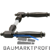 SCH�RHOFER Dr�ckerpaar NOTTINGHAM, Ansatz 15 mm, Eisen verzinkt geschw�rzt