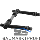 SCH�RGHOFER Dr�ckerpaar G�TTWEIG, Ansatz 15 mm, Eisen verzinkt alt geb�rstet