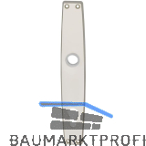 Langschild WG 1000 FAVORIT, PZ 88, Alu neusilber eloxiert