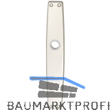 Langschild WG 1000 FAVORIT, ungelocht, Alu neusilber eloxiert