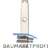 Langschild WG 1000 FAVORIT, WC 90, m. Drehknopf, Alu neusilber eloxiert