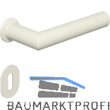 HEWI Dr�ckergarnitur Serie 162 - mit Rundrosetten BB, wei� matt