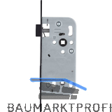 SOLIDO Einstemmschloss 340 WC, DM 50, Nuss 8,5, schwarz beschichtet