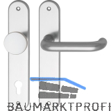 Wechselgarnitur WG 1700L PZ 88, - auf Schild PZ 88, Alu silber eloxiert