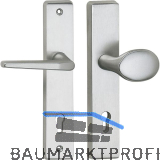 SH-Wechselgarnitur RIVA Knopf gekr., ohne Kzs., silber, 50 x 247 x 12