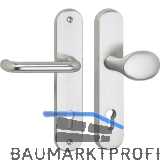 SH-Wechselgarnitur GARDA-Knopf gekr., ohne Kzs., silber, RC2, 50 x 247 x 15