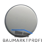 Blindrosette WG D70, � 50 mm, mit Universaltr�ger "U", silber eloxiert