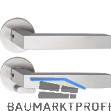 SOLIDO Solo Dr�ckergarnitur MALM� - Flachrosette rund, WC, blind, Edelstahl