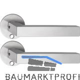 SOLIDO Solo Dr�ckergarnitur MALM� - Flachrosette rund, f�r Schl�ssel, Edelstahl