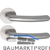 SOLIDO Solo Dr�ckergarnitur HELSINKI - Flachrosette rund, WC, blind, Edelstahl