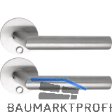 SOLIDO Solo Dr�ckergarnitur NORWEGEN - Flachrosette rund,f�r Schl�ssel,Edelstahl