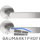 SOLIDO Solo Dr�ckergarnitur DOVER - Flachrosette rund, f�r Schl�ssel, Edelstahl