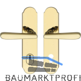 SH-Dr�ckergarnitur ALT-WIEN-auf Schild PZ88, mit Kzs. RC3, PVD-messingf�rbig