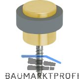 SOLIDO Bodent�rpuffer - � 48 mm, Edelstahl PVD messingf�rbig