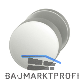 T�rknopf 23 0829 - auf Rosette, � 50 mm fest 55 mm, silber eloxiert